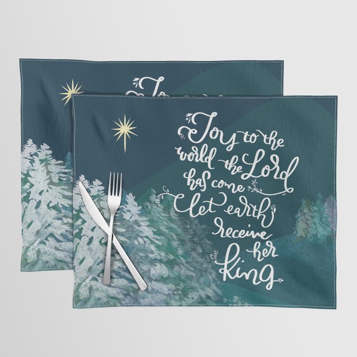 Joy to the World - Christmas Placemat