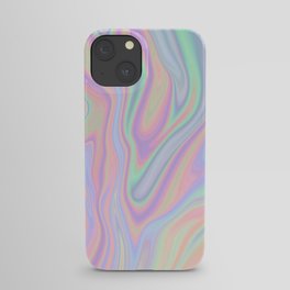 Liquid Colorful Abstract Rainbow Paint iPhone Case