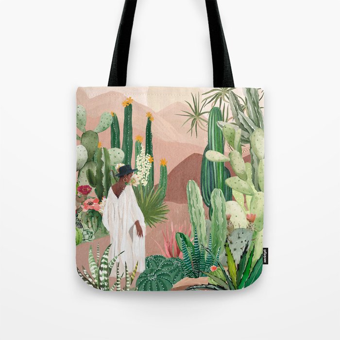 Dream cactus garden Tote Bag