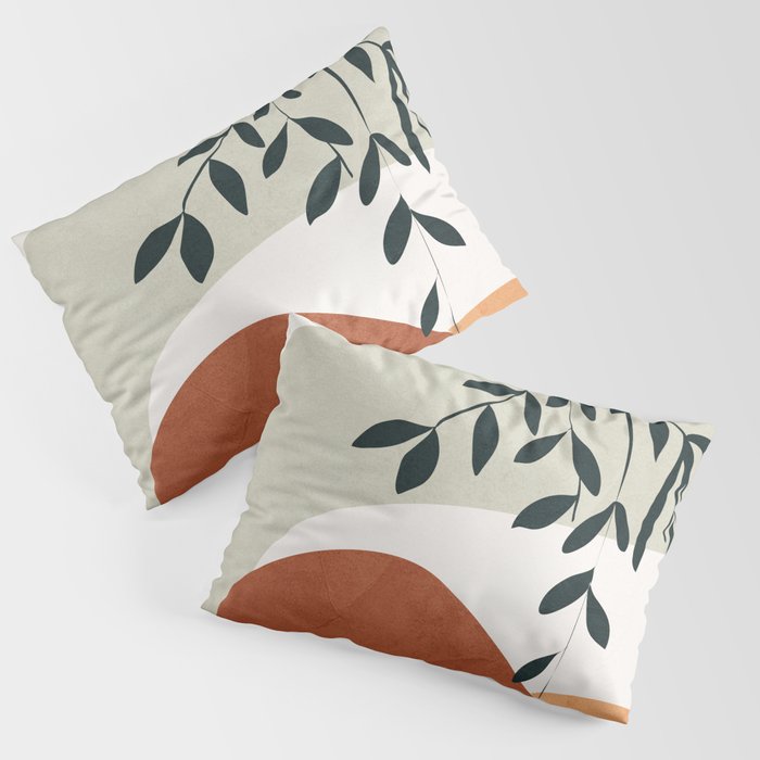 Soft Shapes I Throw Pillow by City Art