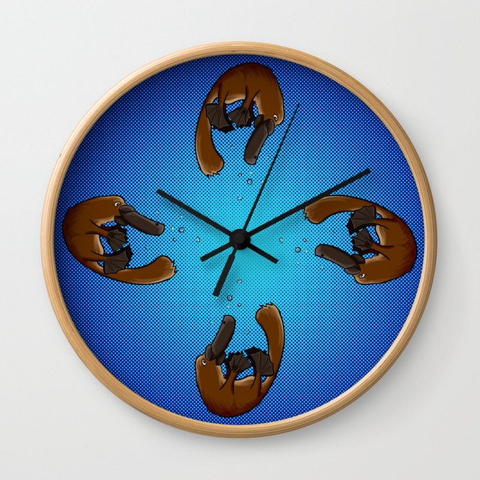 Playful Platypus Wall Clock