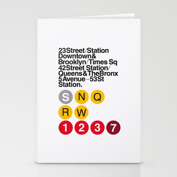 Nº5. Helvetica Posters by empatía® Stationery Cards
