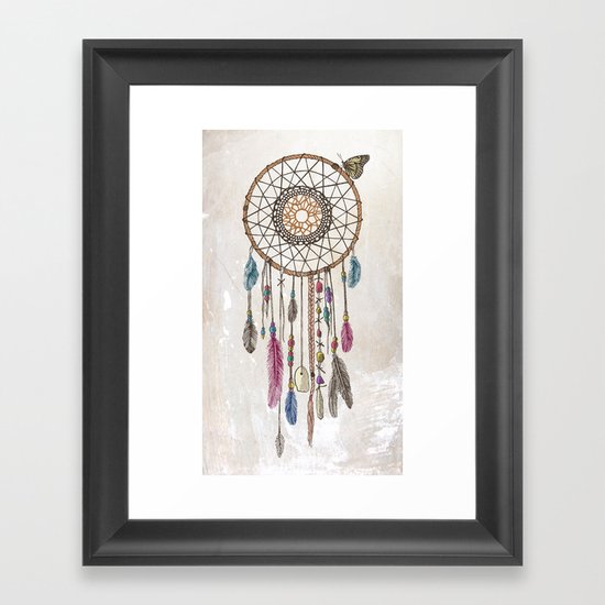 Lakota (Dream Catcher) Framed Art Print