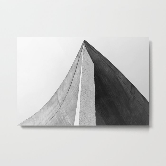 Ronchamp | Notre Dame du Haut chapel | Le Corbusier architect Metal Print