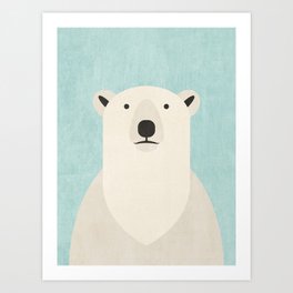 FAUNA / Polar Bear Art Print
