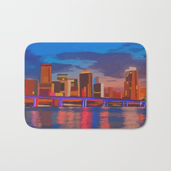 Miami Evening Bath Mat