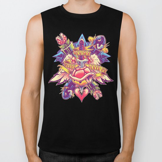 BOWSER NEVER LOVED ME Biker Tank