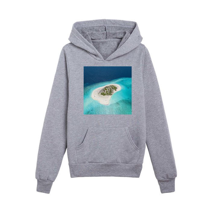 Maldives Ocean Kids Pullover Hoodie