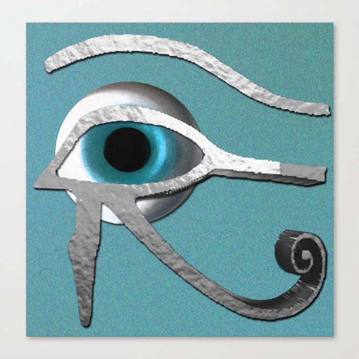 eye of horus Canvas Print