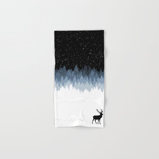 Winter Night Hand & Bath Towel