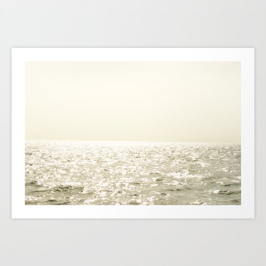Sea and Sky Ombre Art Print