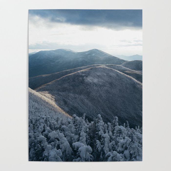 Kinsman Ridge from Cannon Mountain Poster