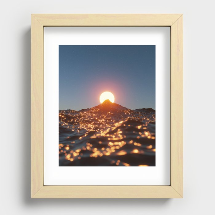 peak Recessed Framed Print