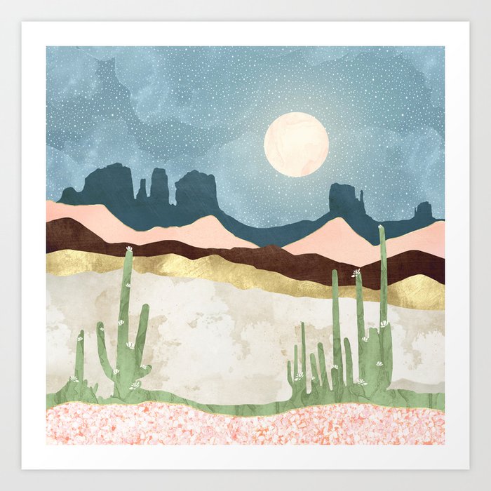 Desert Bloom Art Print