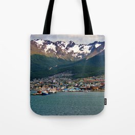 Argentina Photography - Archipelago Surrounded By Tall Majestic Mountains Tote Bag