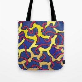 Abstract blue painting  Tote Bag