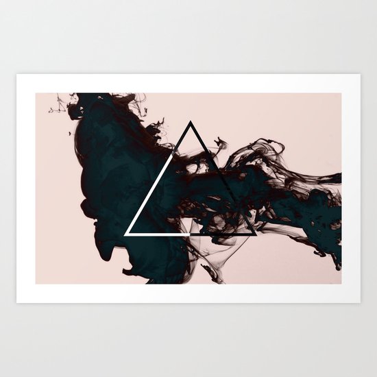 Pastel Smoke Art Print