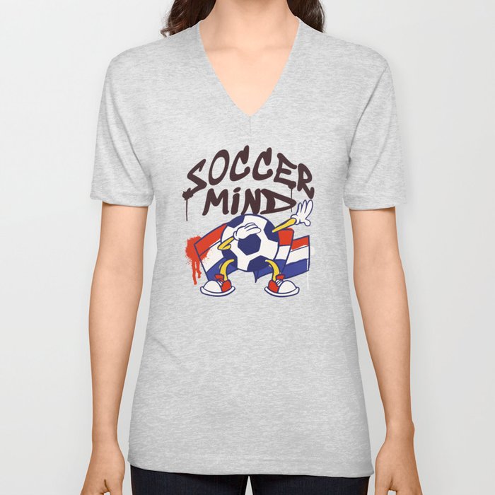 Soccer World Cup 2022 Qatar - Team: Netherlands V Neck T Shirt