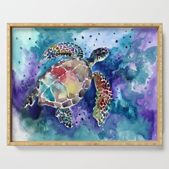 Sea Turtle Underwater Beach Deep Blue Barine Blue Turtle Beach