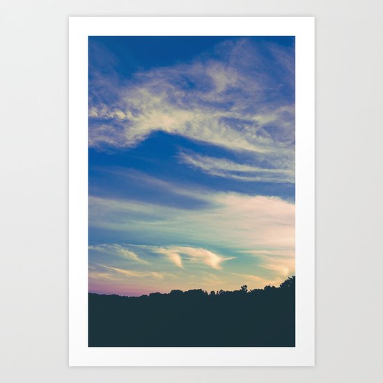 Cross My Mind Art Print