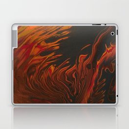 Fire Element Original Abstract Painting  Laptop Skin