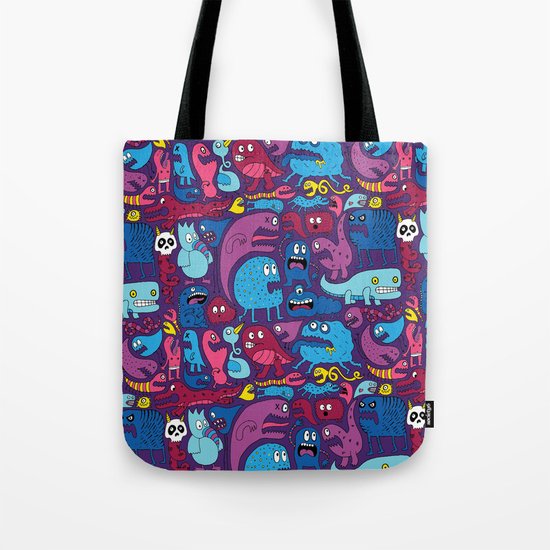Mo' Monsters Mo' Problems Tote Bag