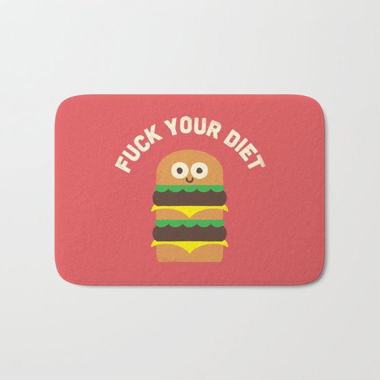 Discounting Calories Bath Mat