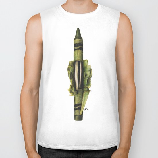 To The Core: Green Biker Tank