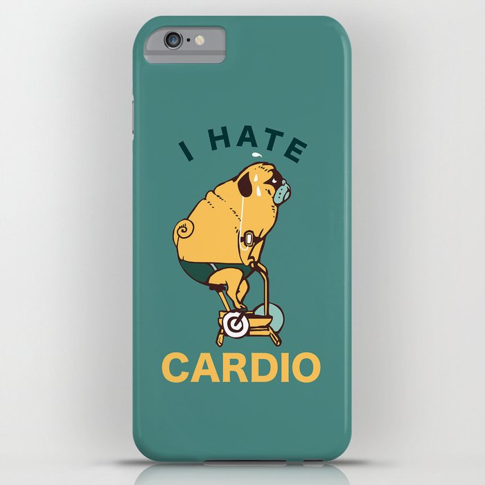 I Hate Cardio iPhone Case by Huebucket Society6