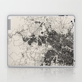 Sydney Australia - Black and White City Map Laptop Skin