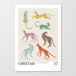 Cheetah Poster Canvas Print