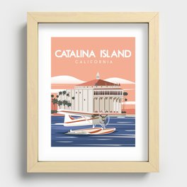 catalina Island Recessed Framed Print