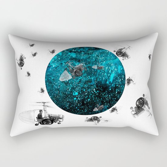 walk in space Rectangular Pillow