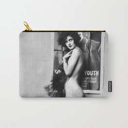 Ziegfeld Follies Showgirl Glamourous Margaret Horan black and white photography - photograph Carry-All Pouch