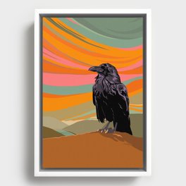 Ravens Song Framed Canvas