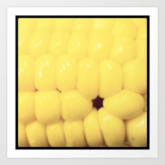 The corn Art Print