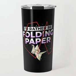 Origami Paper Folding Easy Crane Japanese Travel Mug