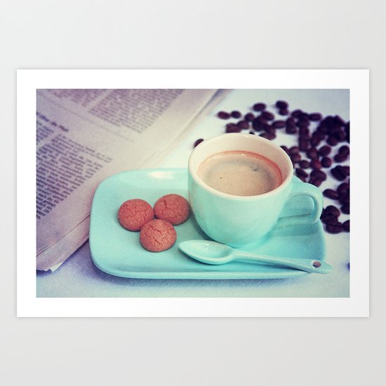 Espresso time Art Print