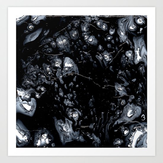 Glacial Melt Art Print