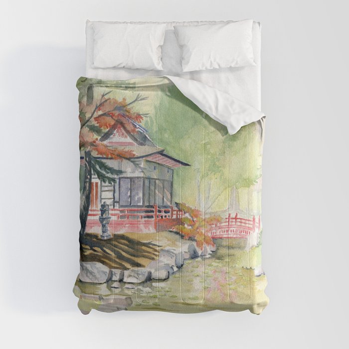 Japanese Garden Comforter