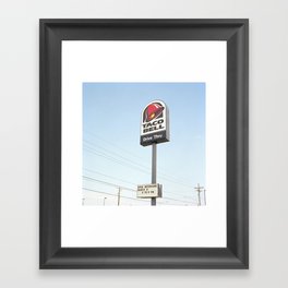 Taco Bell Drive Thru Framed Art Print
