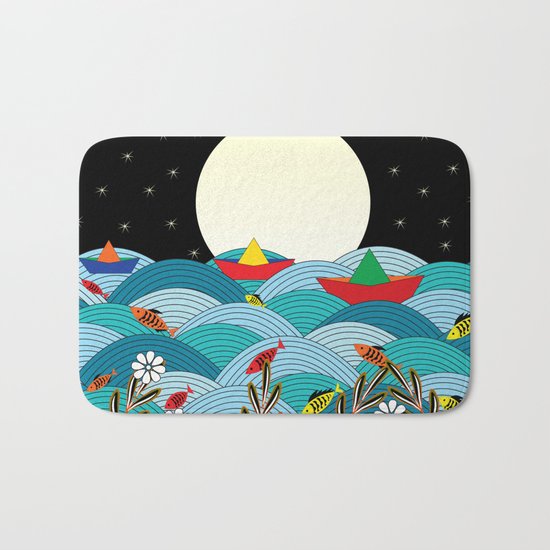 beautiful night Bath Mat