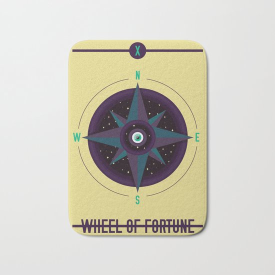 WHEEL OF FORTUNE Bath Mat