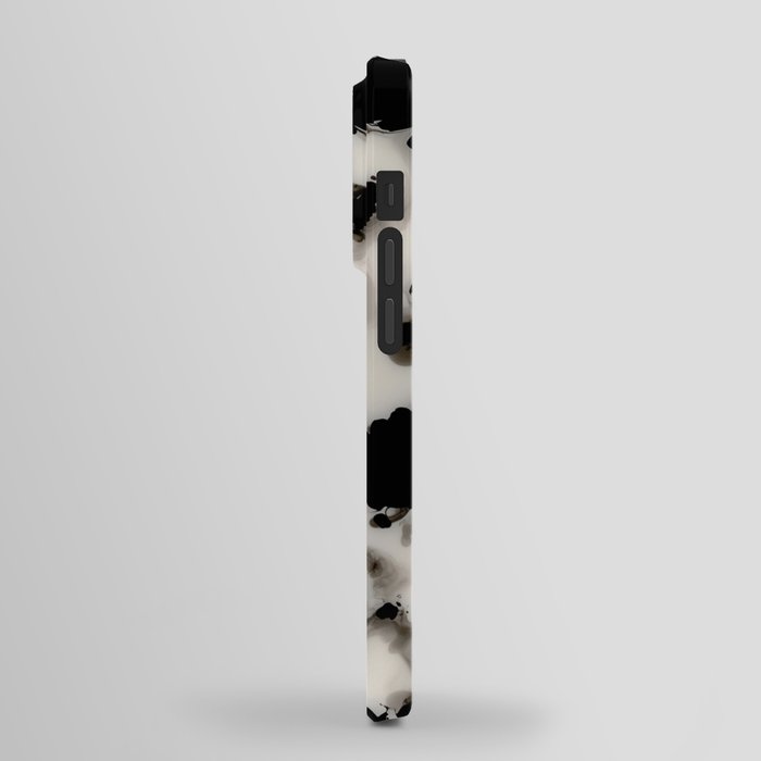 Black and White Tortoiseshell Abstract Elegant