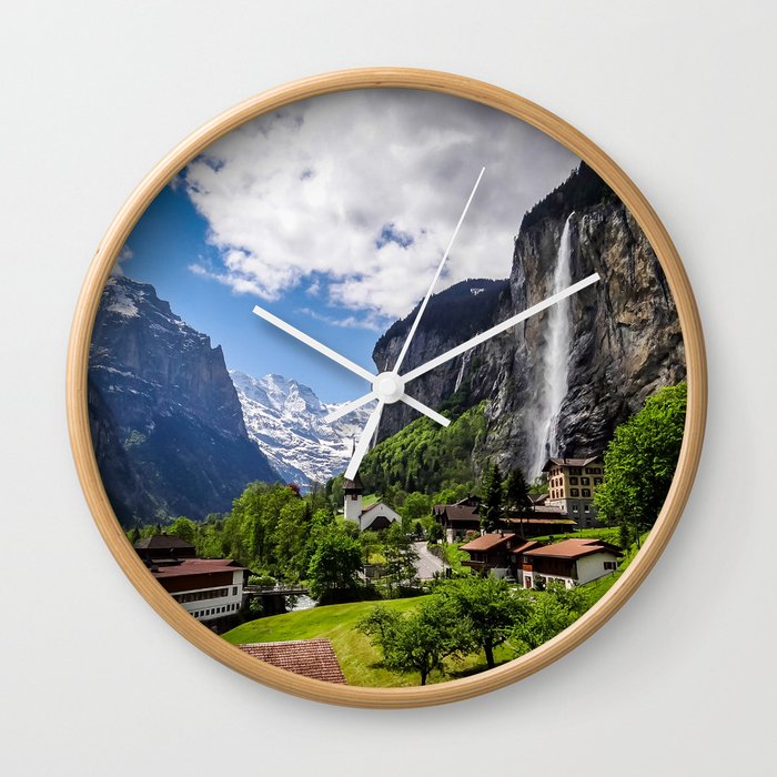 Lauterbrunnen Wall Clock