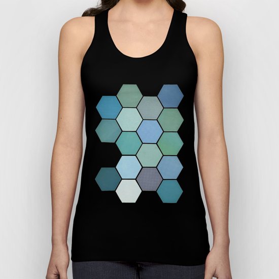 Shades of Blue Unisex Tank Top