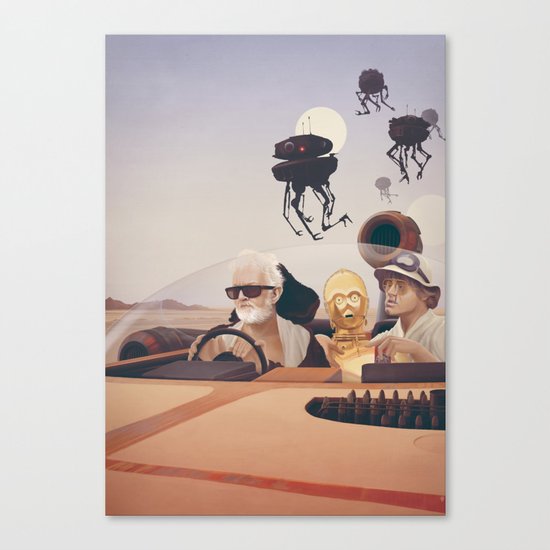 Fear and Loathing on Tatooine Canvas Print