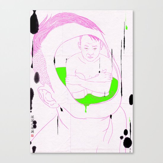 In The Deepest Puddle/深深之深渊 Canvas Print