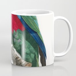 The Eclectus Parrot Eclectus roratus from Natural History of Parrots (1801-1805) by Francois Levaill Coffee Mug