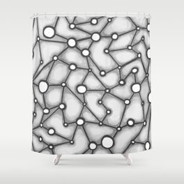 Connect the Dots Shower Curtain